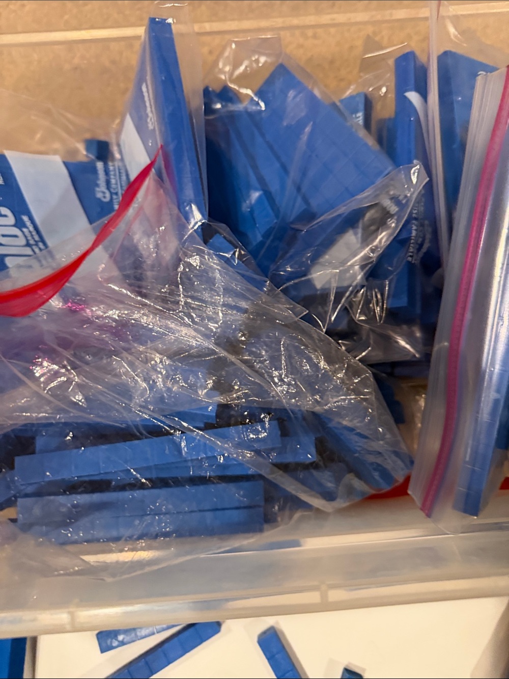 Blue Base Ten Math Manipulatives Set - Picture 3 of 3